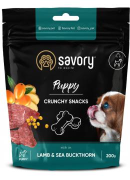Savory crunchy snacks Puppies Lamb and Sea Buckthorn