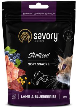 Savory Soft Snacks Sterilized Lamb and Blueberries