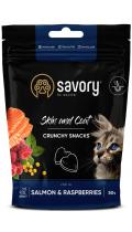 Savory Crunchy Snacks Skin and Coat Salmon and Raspberries