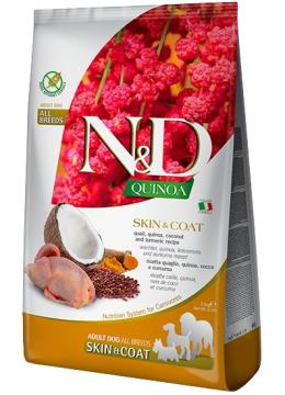 Farmina N&D GF Quinoa Adult Medium and Maxi Перепел с киноа