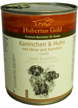 Hubertus Gold кролик с курицей и пшеном