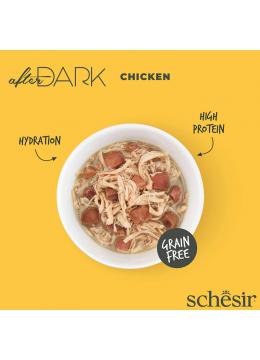 Schesir Cat After Dark курица в бульоне