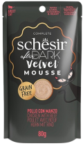 Schesir Cat After Dark курица с говядиной мусс ,пауч
