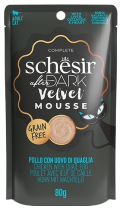 Schesir Cat After Dark курица с перепелиным яйцом мусс ,пауч