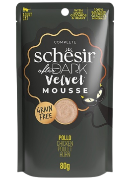 Schesir Cat After Dark курица  мус ,пауч