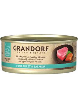 Grandorf Cat Tuna Fillet and Salmon влажный корм