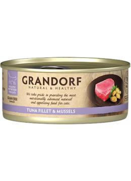 Grandorf Cat Tuna Fillet and Mussels влажный корм