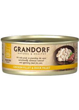Grandorf Cat Chicken Fillet and Duck Fillet влажный корм