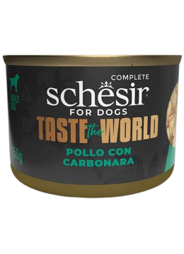 Schesir Dog Taste the World Курица с карбонарой в бульоне
