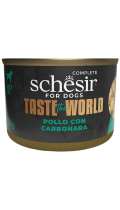 Schesir Dog Taste the World Курица с карбонарой в бульоне