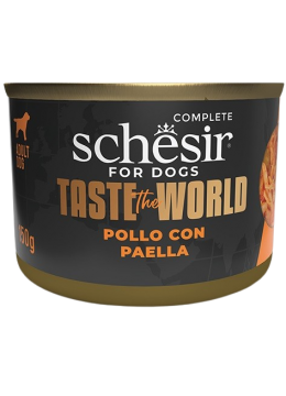 Schesir Dog Taste the World Курица с паэльей в бульоне