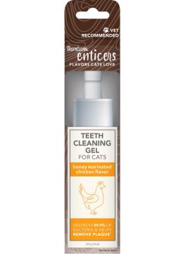 Tropiclean Enticers Teeth Cleaning Gel Cat курица в медовом соусе