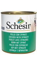 Schesir Dog Курица со шпинатом в желе