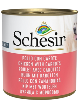 Schesir Dog Курица с морковью в желе