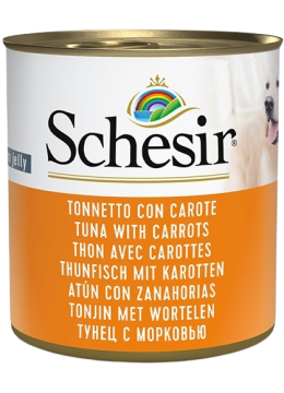 Schesir Dog Тунец с морковью в желе