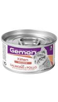 Gemon Cat Mousse Kitten c лососем и курицей