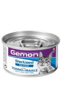 Gemon Cat Mousse Adult Sterilised c тунцом и свининой