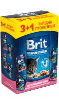 Brit Premium Cat Pouch for Kitten Кусочки в соусе