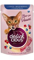 Delickcious Хлопья с уткой и лесными ягодами в сливочном соусе