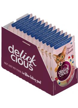 Delickcious Хлопья с уткой и лесными ягодами в сливочном соусе