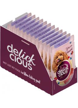 Delickcious Хлопья с ягненком и лесными ягодами в сливочном соусе
