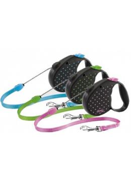 Flexi Рулетка Color М 5м до 20кг трос