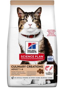 Hill's SP Feline Adult Culinary Creations с лососем и морковью