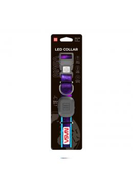 Collar WauDog Led Nasa21 ошейник с подсветкой
