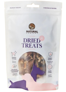Natural Dried Treats Кишка говяжья нарезанная