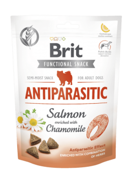 Brit Care Functional Snack Antiparasitic с лососем и ромашкой
