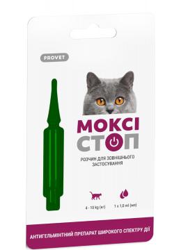 Природа  Provet Моксистоп Капли для котов от 4 до 10 кг