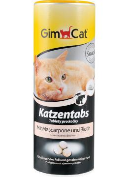 GimCat Katzentabs лакомство с сыром и биотином