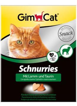 GimCat Schnurries лакомство с ягненком и таурином