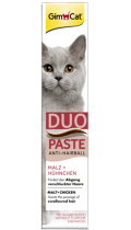 GimCat Anti Hairball Duo Paste лакомство с курицей