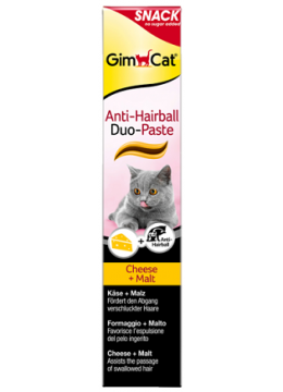 GimCat Anti Hairball Duo Paste паста шерстевыводящая с сыром