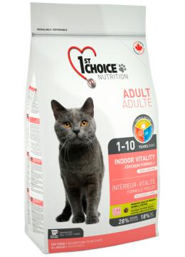 1st Choice Adult Cat Indoor Vitality с курицей