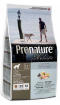 Pronature Holistic Dog Adult All Breeds Skin & Coat с атлантическим лососем и коричневым рисом