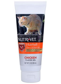 Nutri-Vet Hairball Гель для выведение шерсти с курицей
