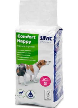 Savic Comfort Nappy Памперсы для собак , 12шт