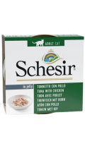 Schesir тунец с курицей в желе, банке