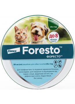 Bayer Форесто ошейник для котов и собак от блох и клещей