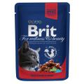Изображение 1 - Brit Premium Pouch Рагу из говядины с горохом для взрослых кошек