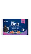 Brit Premium Pouch Cat Ассорти Рыбная тарелка