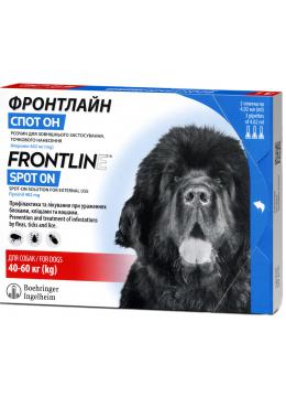 Frontline Spot On XL для собак весом 40-60 кг