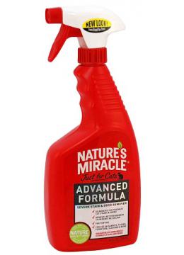 8in1 Nature’s Miracle Advanced Formula Спрей усиленной формулы от кошачьих пятен и запахов