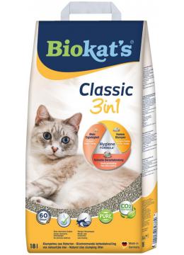 Biokat’s Classic 3in1 Наполнитель комкующийся