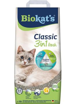 Biokat’s Classic Fresh 3in1 Наполнитель комкующийся