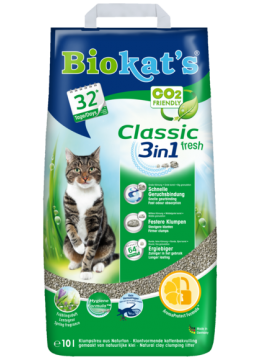 Biokat’s Classic Fresh 3in1 Наполнитель комкующийся